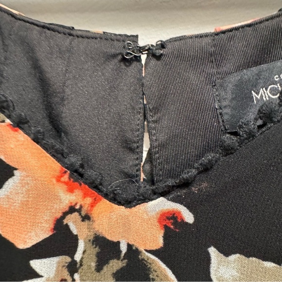 Addition Elle Michel Studio High Low Floral Vneck Dress Size 22 - Picture 8 of 14